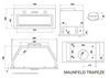 Вытяжка Maunfeld TRAPEZE 602SGG Black