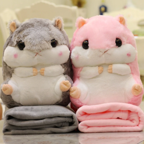 Хомяк 3-в-1 розовый