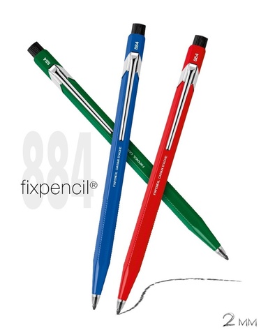 Карандаш механический Caran d’Ache Office Fixpencil Junior Line 884, 2 mm, Colors Assorted (884.299)