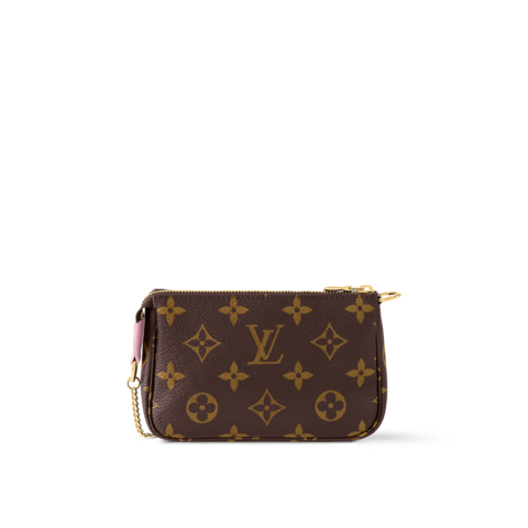 Клатч Louis Vuitton Mini Pochette Accessoires для женщин коричневый