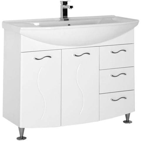 Aquanet 186772 Компл.1 - Тумба Моника 105 цв.белый (186772)