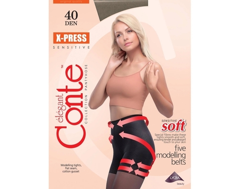 Колготки женские  40 Den X-PRESS , p.4 Grafit Conte