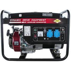 Генератор бензиновый DDE GG3300 (1ф ном/макс.  2,6/3,0 кВт, UP170, т/бак 15л, ручн./стартер, 46,5кг) (Арт. GG3300.)