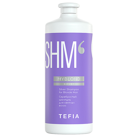 Шампунь серебристый для светлых волос Tefia | Myblond Silver Shampoo for Blonde Hair Tefia, 1000 мл