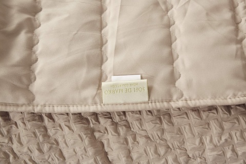Покрывало 160х220 и наволочка 50х70 Sofi De MarkO Ирма бежевое