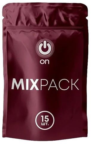 Презервативы ON MIX pack - 15 шт. - ON) ON) ON) mix (12+3 шт.)
