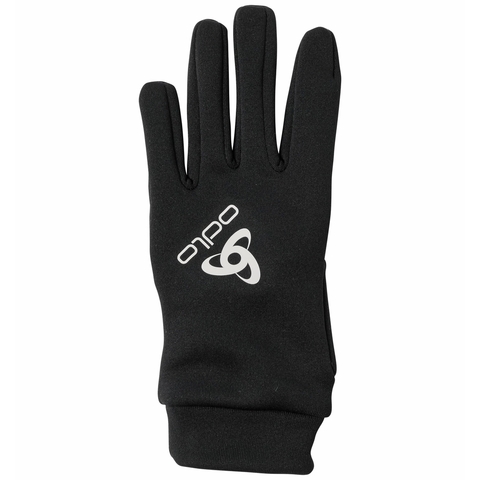 Картинка перчатки лыжные Odlo Stretchfleece Liner Eco black - 2