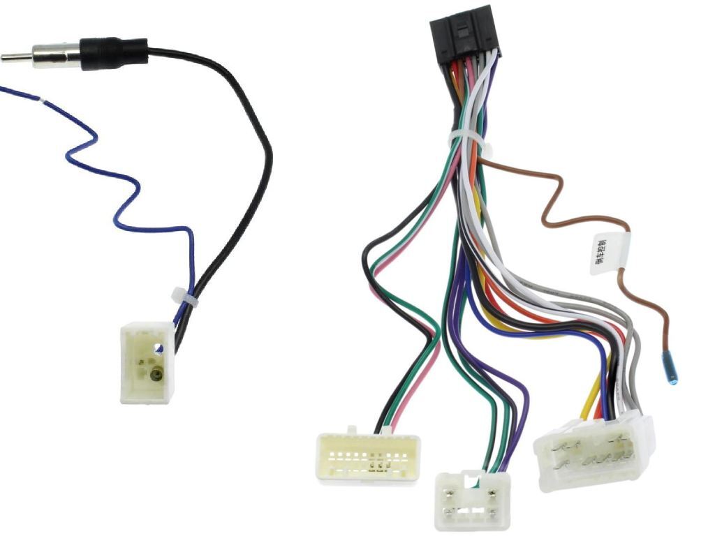 Распиновка штатной магнитолы Toyota, 2 DIN 1 DIN схема, инструкция и видео