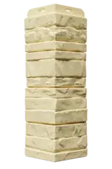 Угол наружный для фасадных панелей Алтай, Кремовый