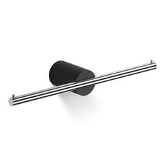 Decor Walther 0974965 Decor Walther Black Stone TPH2 Держатель туалетной бумаги, двойной, цвет: черный матовый / сталь матовая фото