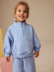 Толстовка на молнии для девочки Next E29-212, Голубой