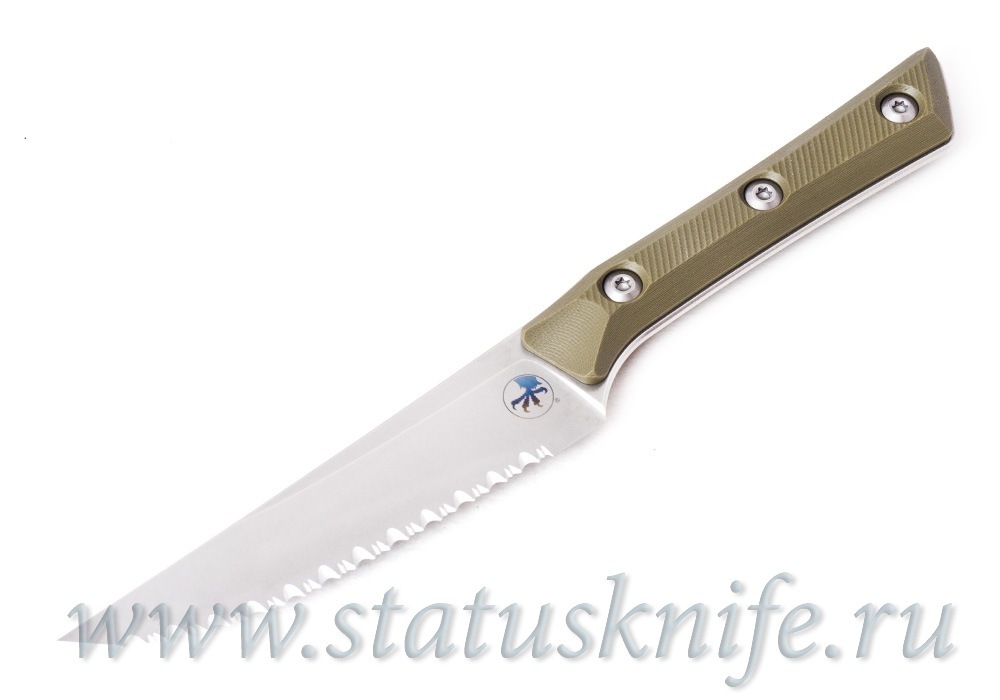 Нож Microtech Kitchen Steak OD Green Serrated