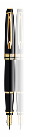 Перьевая ручка Waterman Expert 3, цвет: Black Laque GT, перо: F123