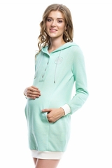 Платье для беременных цвет салатовый