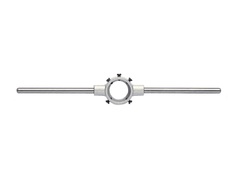 Вороток для плашки  75х30мм М38-М42 700мм DIN225 Ruko 2427530 (!)