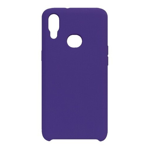 Силиконовый чехол Silicone Cover для Samsung Galaxy A10s (Фиотеловый)