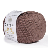 Пряжа Gazzal Baby Cotton 3455 какао