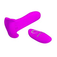 Лиловый мультифункциональный вибратор Remote Control Massager - 