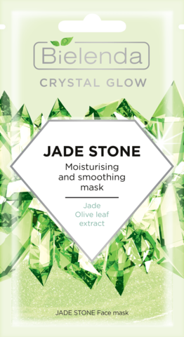 CRYSTAL GLOW JADE STONE маска для лица увлажняющая и укрепляющая 8г