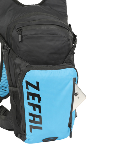 Картинка рюкзак велосипедный Zefal Hydro Enduro Bag black/blue - 11