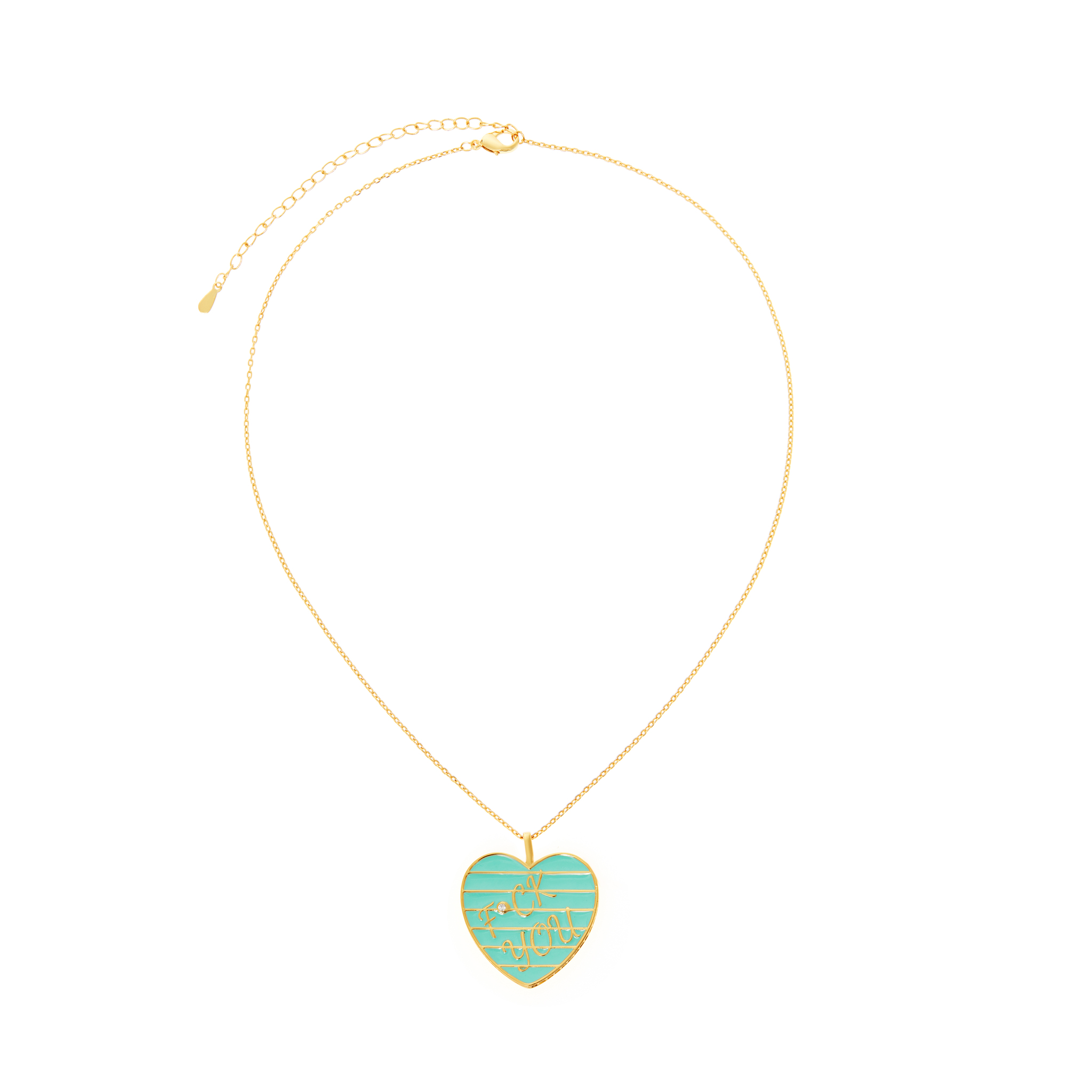 VIVA LA VIKA Колье F*ck You Necklace – Mint viva la vika колье bff necklaces – mint