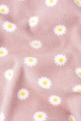 Плед  для девочки  ФЛ 85000/розовый зефир,маленькие ромашки