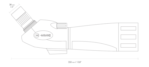 Зрительная труба Hawke Vantage 20-60x60 Spotting Scope