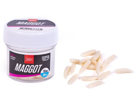 Искуственный опарыш LJ Pro Series MAGGOT, малый 12мм 30шт.