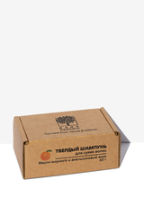 JS Твердый шампунь для сухих волос. Моринго и апельсиновый воск, 65 г