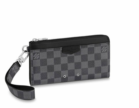 Бумажник Louis Vuitton Zippy Dragonne темно-серый