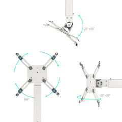 Кронштейн ONKRON K5A белый