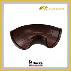 Элемент угловой внешний 90гр. Docke STANDARD Шоколад.