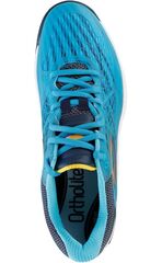 Теннисные кроссовки Lotto Mirage 100 Clay - blue ocean/saffron/navy blue