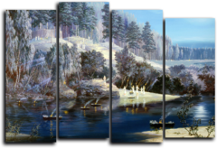 Модульная картина "Зима"