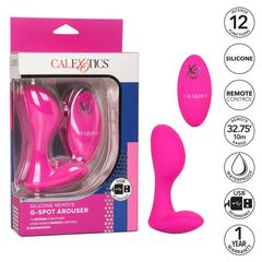 Розовый массажер G-точки Remote G Spot Arouser - 10,75 см. - 