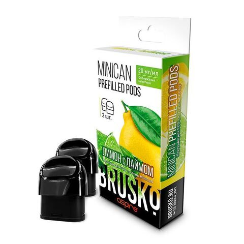 Картридж Brusko Minican Prefilled Pods Лимон с Лаймом