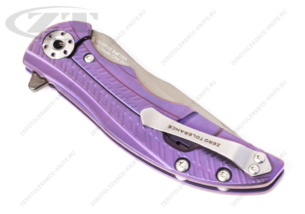 Нож Zero Tolerance 0609PUR RJ Martin - фотография 