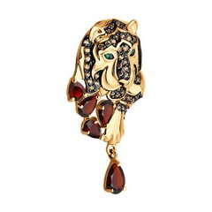 732213-podveska-tigr-iz-zolota-s-granatami-i-fianitami