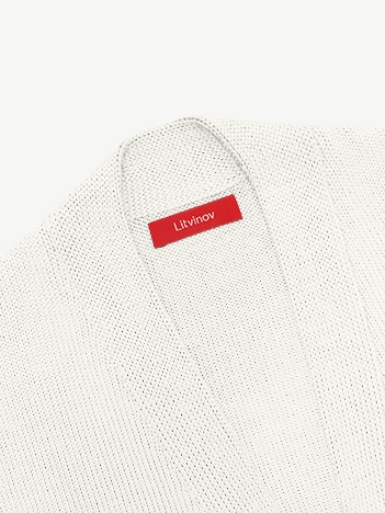 Кардиган с планкой из экохлопка