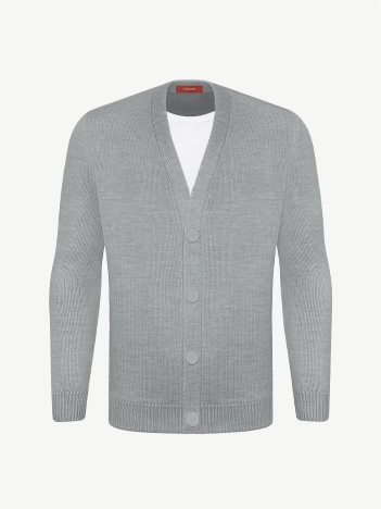 Кардиган с пуговицами из мягкой шерсти