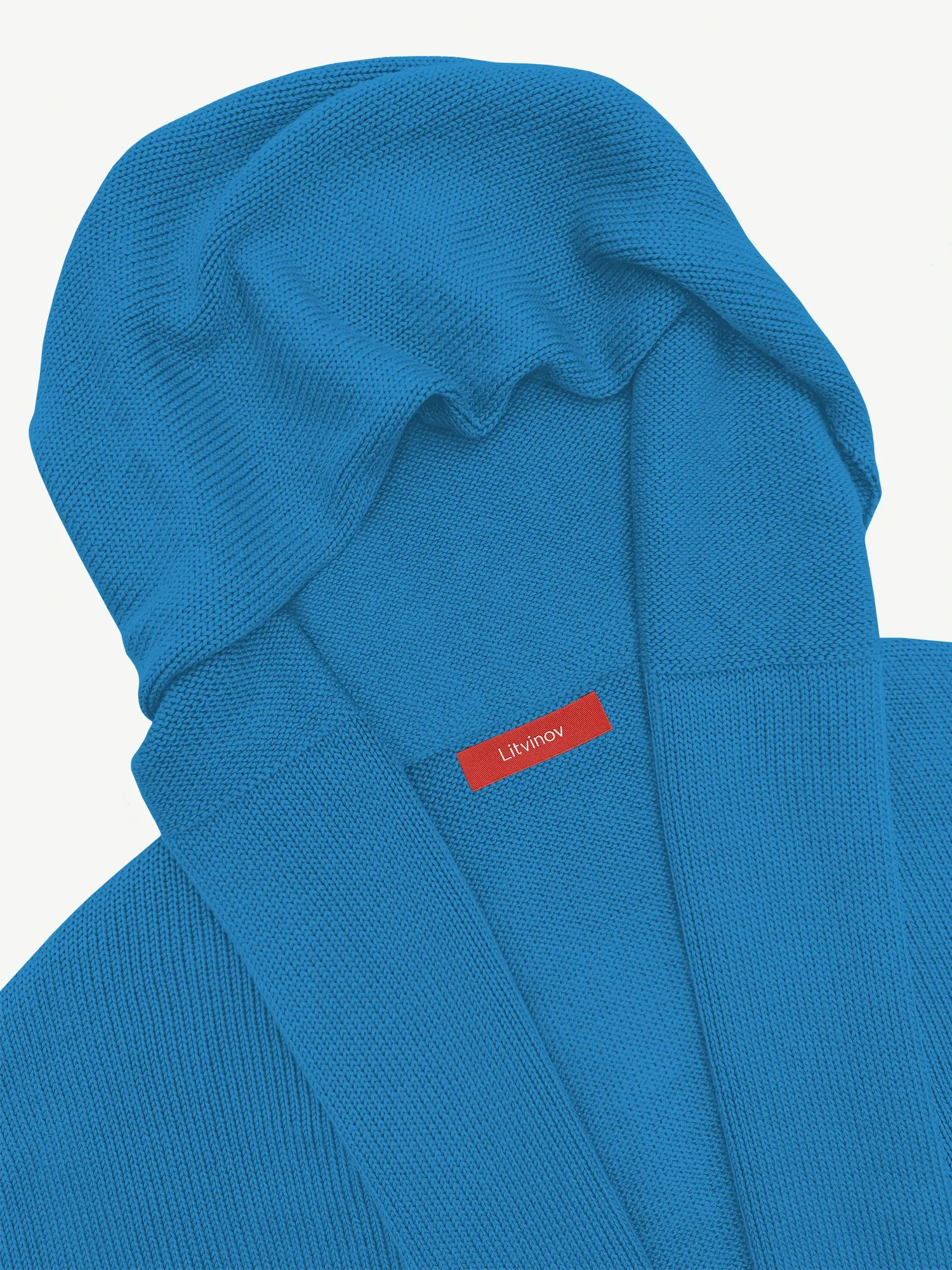 Кардиган с капюшоном из шелка