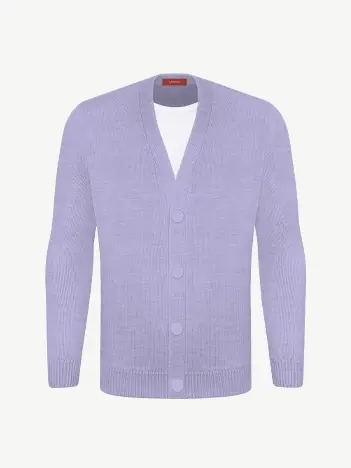 Кардиган с пуговицами из шелка