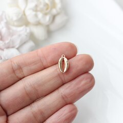 Подвеска Ракушка 14*8 мм, позолота, П125