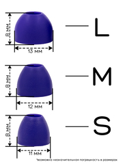 Амбушюры силиконовые для наушников (L/M/S)