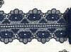 Кружево плетеное, ш. 12 см, тёмно-синий