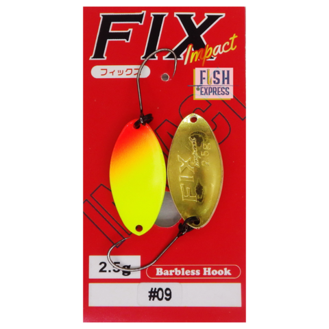 Блесна колеблющаяся FOREST FIX IMPACT 2.5g цвет #09 (РЕПЛИКА)