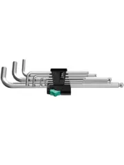 Набор Г-образных хромированных метрических ключей Wera 950 PKL/9 SM N 05022087001