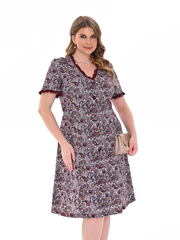 4549 Халат на пуговицах