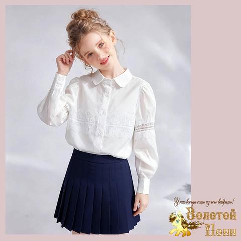 Блуза девочке (6-10) 260612-U4147