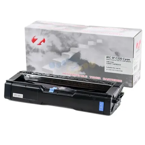 Тонер-картридж 7Q SPC220E (406053) для Ricoh Aficio SP C220 (Голубой, 2300 стр.)
